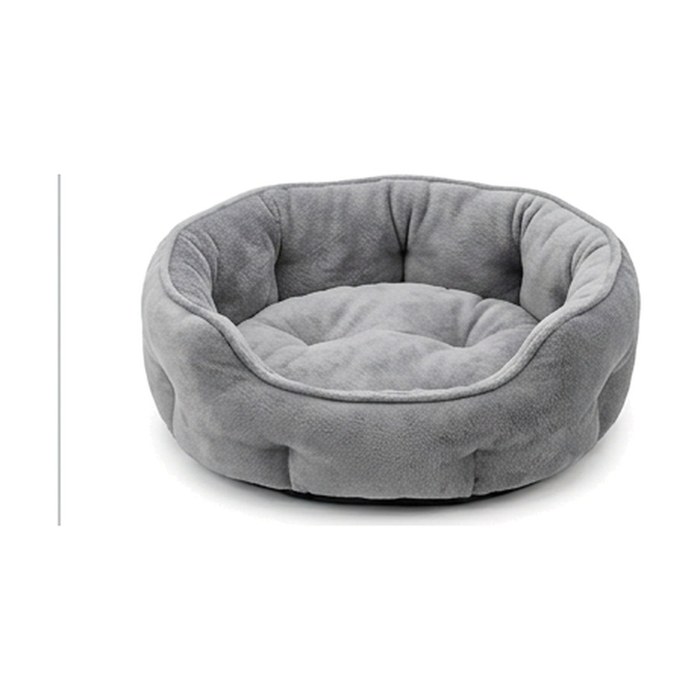 Plush Round Pet Bed — 24 inch